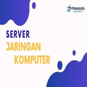 Pengertian Server pada sebuah Jaringan Komputer | PPT