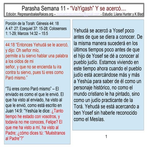 Jl4 parasha semana 11