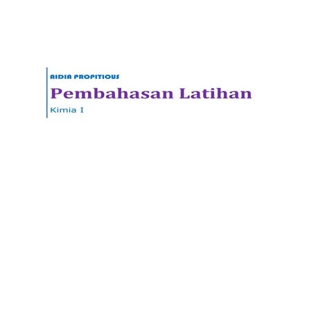 J.Latihan Kimia 1