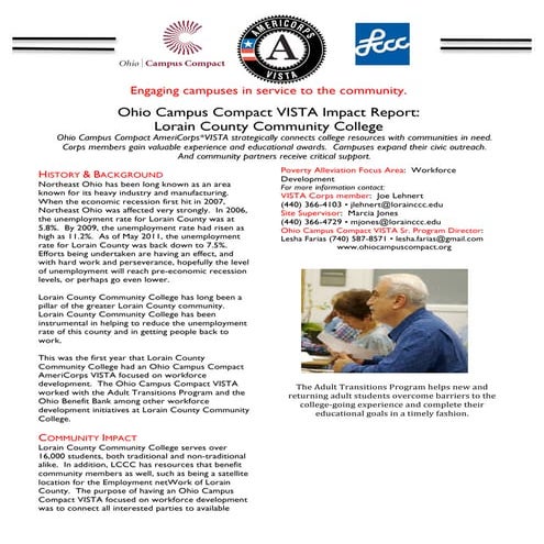 2011 Lorain County Community College Workforce Development Ohio Campus Compac...