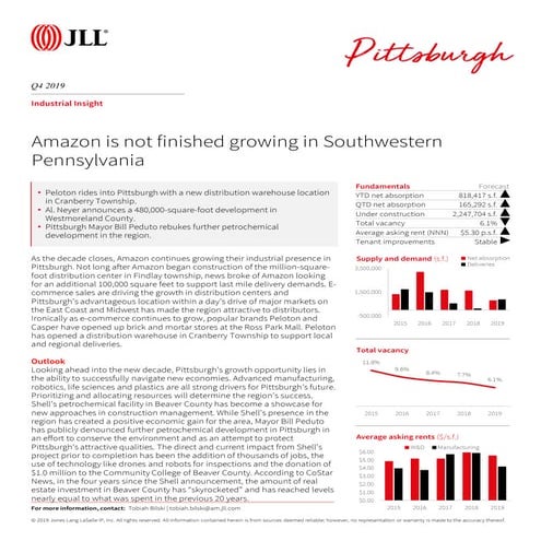 JLL Louisville Industrial Outlook - Q2 2018 | PDF