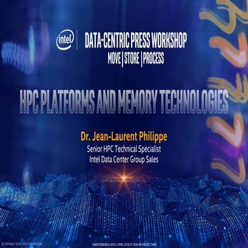 HPC Platform and Memory Technologies