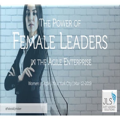 Women in Agile @ Business Agility 2019 | The Power of Female Leaders in the Agile Enterprise