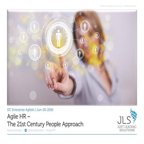 DC Enterprise Agilists | Agile HR – The 21st Century People Approach