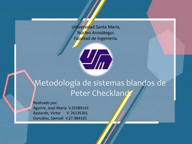 Aplicacion de la Metodologia de Peter Checkland