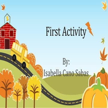 Entry #2 First activity