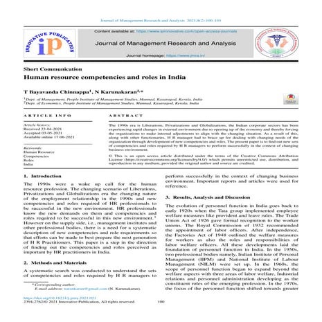 Human Resource Development in INDIA | PDF