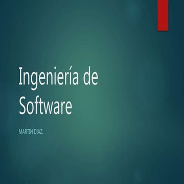 Ingeniería de software 