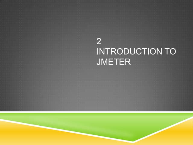 Elments Used on Jmeter
