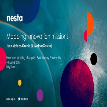 Mapping innovation missions