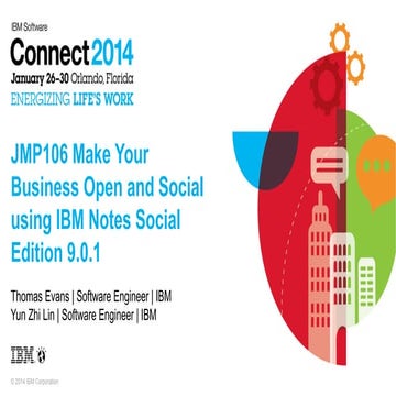 IBM Connect2014 JMP106