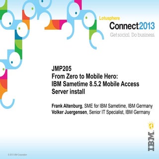 JMP205 From Zero To Mobile Hero - I...