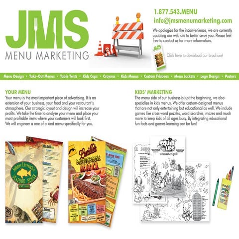 JMS Menu Marketing