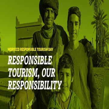 Picture of Morocco responsible tourism day : Responsible tourism, our ...