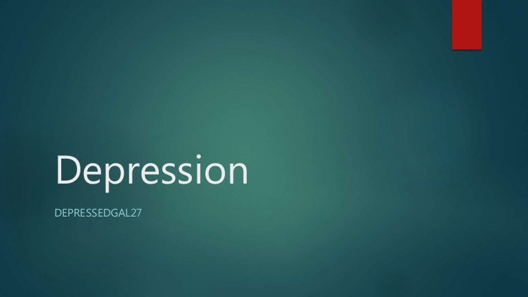 Depression PowerPoint