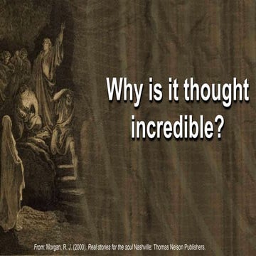 Easter Sunday – Gospel Illustration John 20:1-9 – Resurrection Doubts