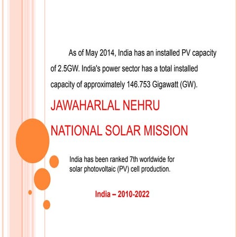 Solar PV design and installation | PPTX
