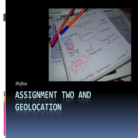 Jn3800 second assignment geolocation