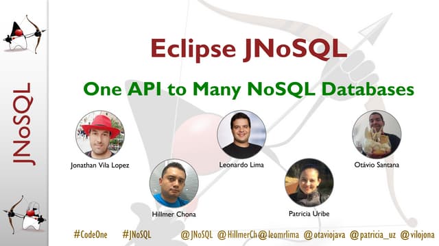 Eclipse JNoSQL: One API to Many NoSQL Databases - BYOL [HOL5998]