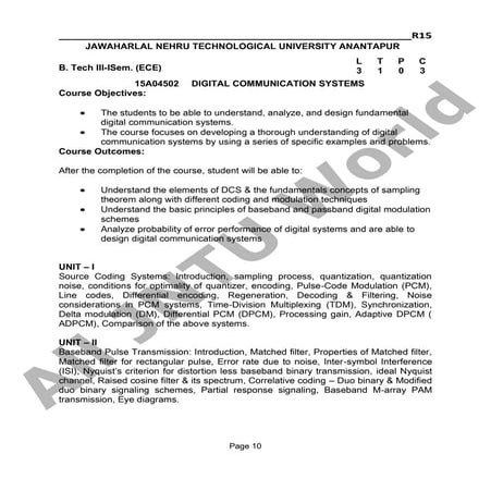 Jntua ece 3rd &amp; 4th year (r15) syllabus (1) split-merge-1-4-1-2