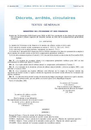 Jo compensation généralisée vieillesse