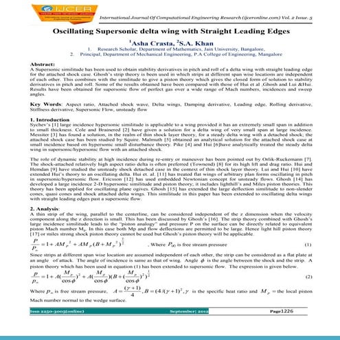 IJCER (www.ijceronline.com) International Journal of computational Engineerin...