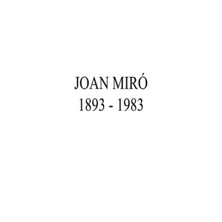 Joan Miró