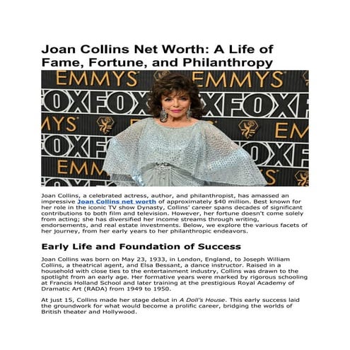 Joan Collins Net Worth_ A Life of Fame, Fortune, and Philanthropy.docx ...