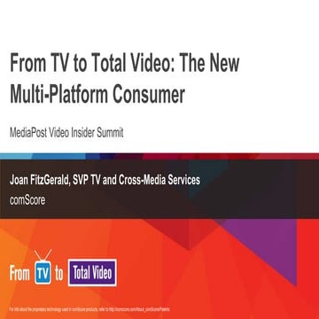 Joan FitzGerald at the Video Insider Summit