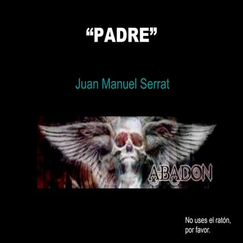 Joan manuel serrat padre