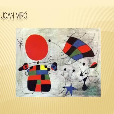 Joan miró cuento