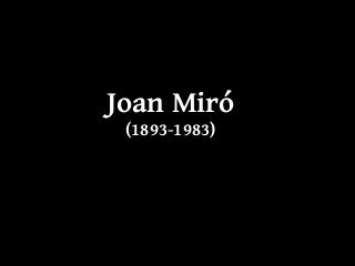 Joan Miró
