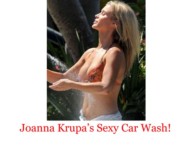 Joanna krupa's Sexy Car Wash