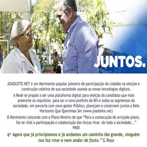 Joaoleite.net mobilizacao na Internet