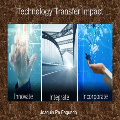 Joaquin Pe Fagundo | Technology Transfer Impact