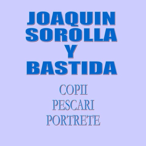 Joaquin sorolla y bastida copii pescari portrete