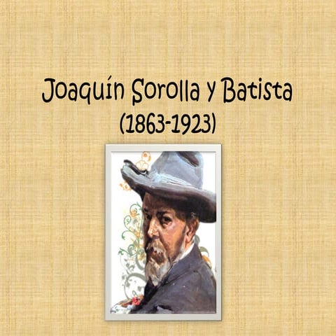 Joaquín sorolla y batista