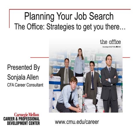 Planning your job search 2009