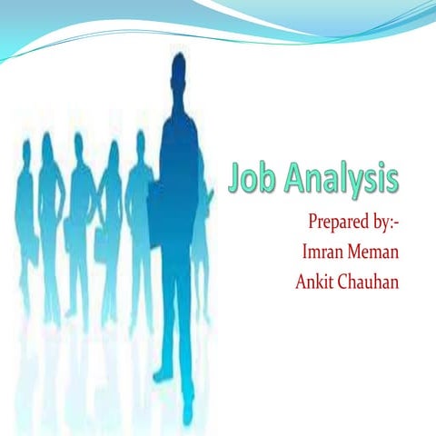 Job analysis23