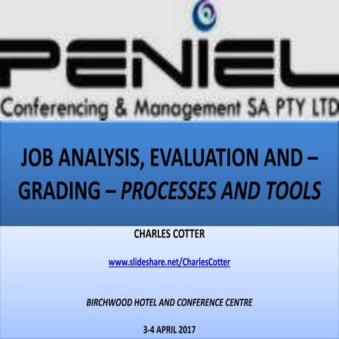 Job Analysis_Evaluation_Grading_Process and Tools