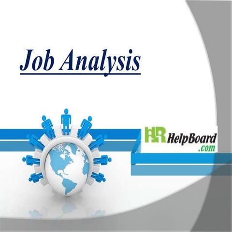 What is Job Analysis meaning in HRM?
