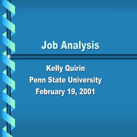Job Analysis Quirin.ppt
