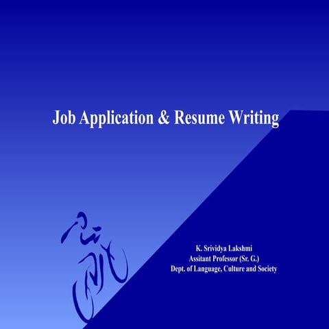 Job Application & Resume Writing - PPT.pptx