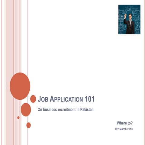 Job Applications 101 - Pakistan