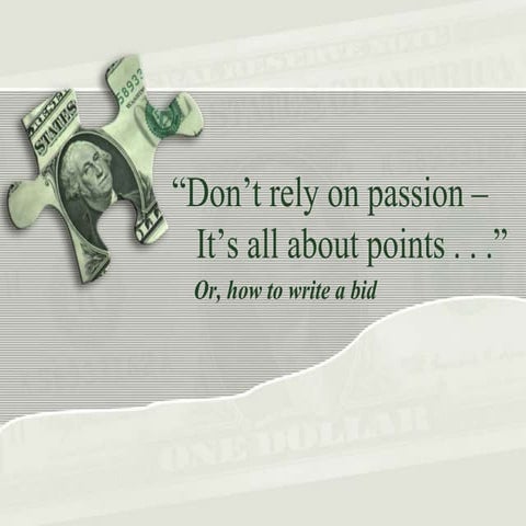 The Settlement Library Project Presents:  How to Write a Bid 