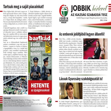 Jobbik hírlevél