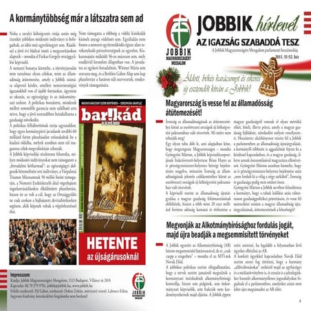 Jobbik Hírlevél 52. hét