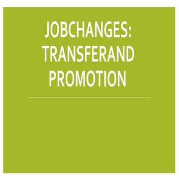 JOB CHANGES.ppt ko[scj;oasjcj;lacl;al;csaljl;cj;la