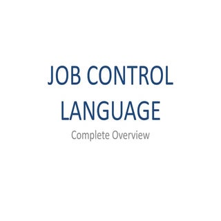 Job Control Language
