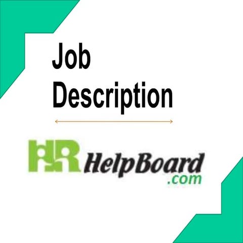 What is Job Description?  